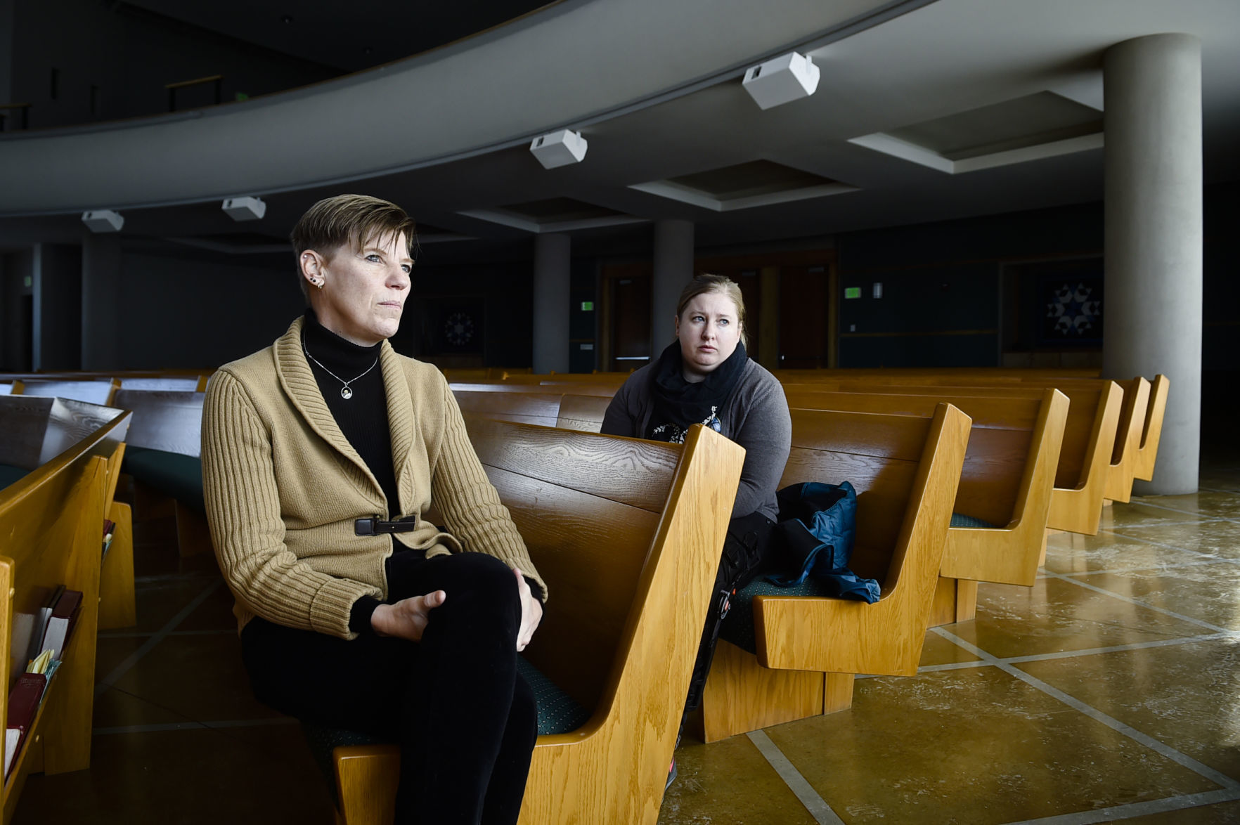 Helena Methodist pastors Patti Agnew, left, and Sami Pack-Toner